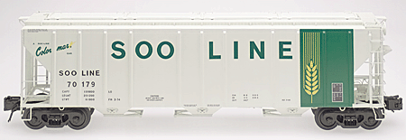 Atlas #6378 Soo Line PS-4427 Low Side Covered Hopper (3-Rail)