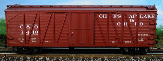 Atlas #6466 Chesapeake and Ohio USRA Single-Sheathed Box Car (3-Rail)