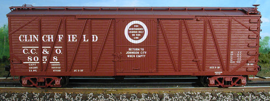 Atlas #6467 Clinchfield USRA Single-Sheathed Box Car (3-Rail)