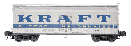 Atlas #6719 Kraft 40' Woodside Reefer (3-Rail)