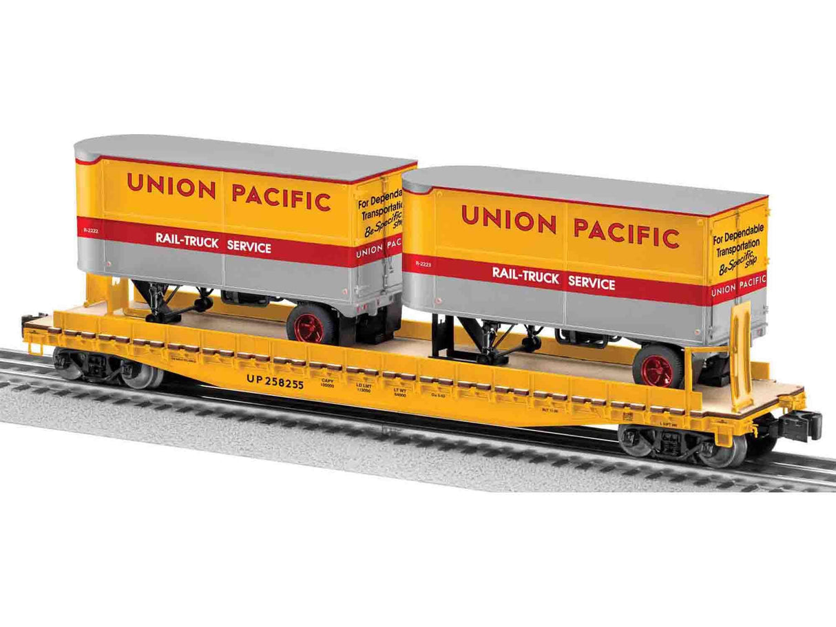 Lionel 6-81900 Union Pacific Scale PS-4 Flatcar with Piggybacks #258255