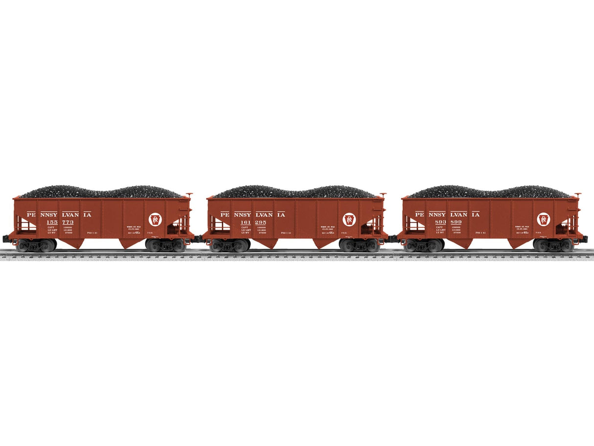 Lionel 6-82611 Pennsylvania Scale GLA 50-ton Twin Hopper 3-Pack