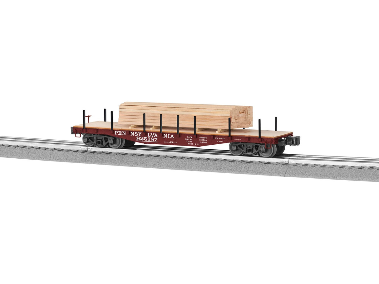 Lionel 6-82854 Pennsylvania 40' Flat w/ Lumber Load