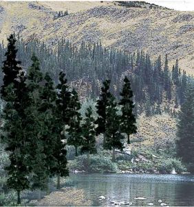 Woodland Scenery Bulk Conifer Trees 4”-6" 24pc