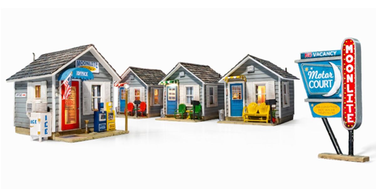 Woodland Scenics 5877 O B/U Moonlite Motor Court