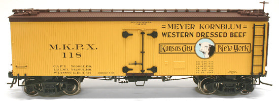 Atlas #8034 Meyer Kornblum 36' Wood Reefer Car (3-Rail)