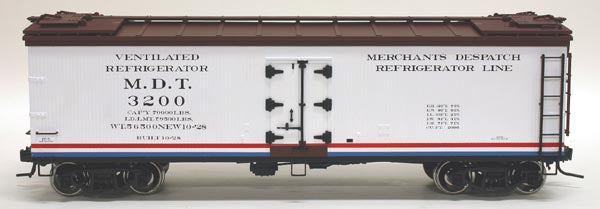 Atlas #8153 Merchants Dispatch 40' Woodside Reefer Car (3-Rail)