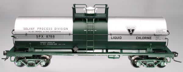 Atlas #8217 Solvay 11,000 Gallon Tank Car (3-Rail)