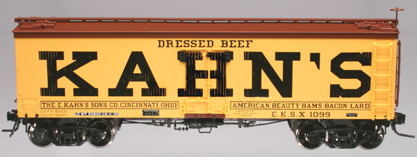 Atlas #8044 Kahn's Woodside Reefer Car (3-Rail)