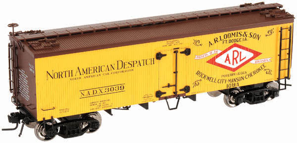 Atlas #8061 A.R. Loomis 36' Wood Reefer Car (3-Rail)