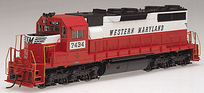 Atlas #9211 HO Western Maryland SD-35 Low Noise Locomotive DCC Installed