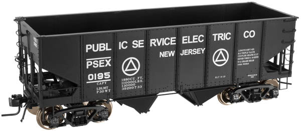 Atlas #8466 Public Service 55 Ton Coal Hopper Car (3-Rail)