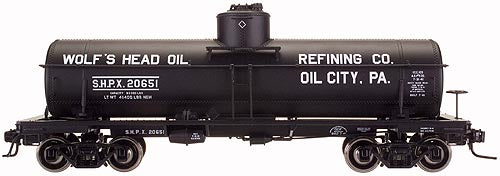 Atlas #8655 Wolf's Head Oil 8,000 Gallon Tank Car (3-Rail)