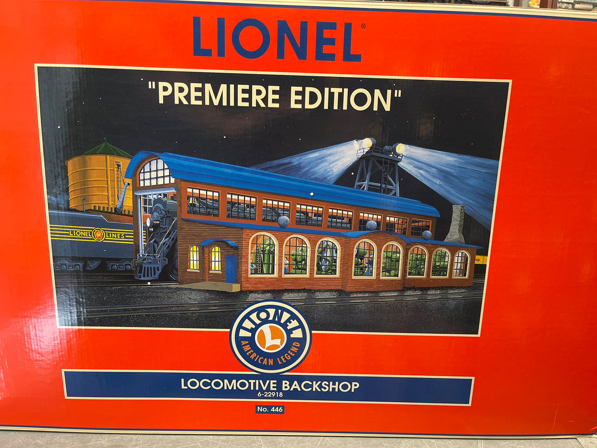 LIONEL 6-22918 PREMIRE EDITION LOCOMOTIVE BACKSHOP #446