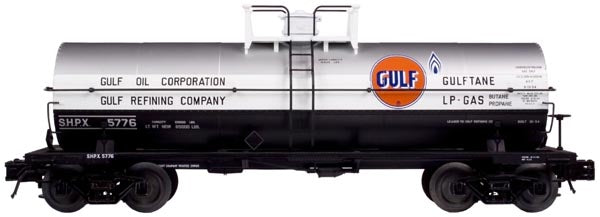 Atlas #8202 Gulf Oil 11,000 Gallon Tank Car (3-Rail)