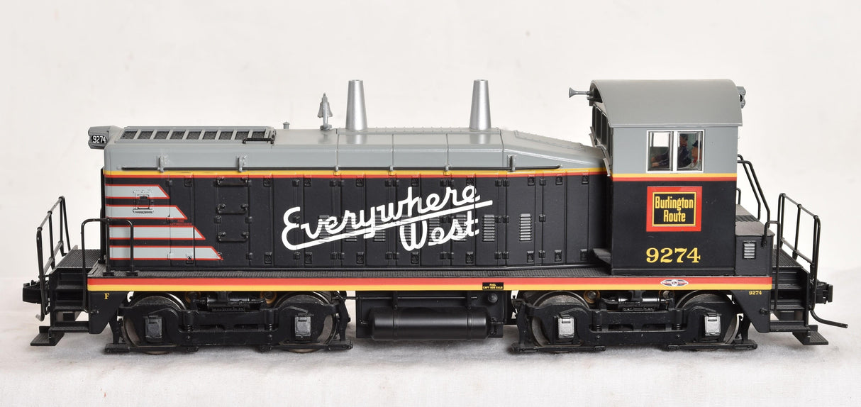 Atlas #6131-1 Burlington EMD SW1200 (ph.II) Diesel Locomotive TMCC (3-Rail)