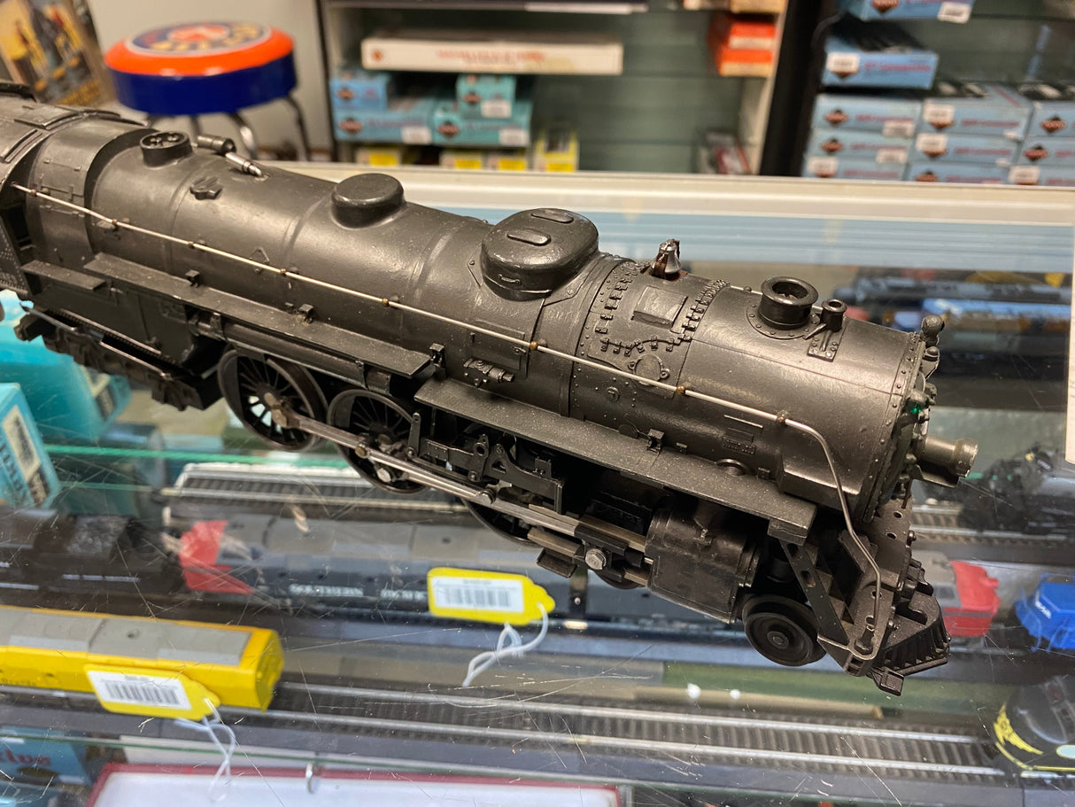 Lionel 763E prewar O gauge gunmetal Hudson steam locomotive and tender