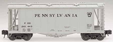Atlas #6358 Pennsylvania GATX Airslide Covered Hopper (3-Rail)