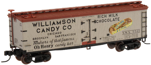 Atlas #8118 Williamson 40' Wood Reefer Car (3-Rail)