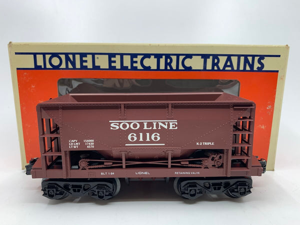 Lionel 6-6116 O Gauge SOO Line Ore Car #6116