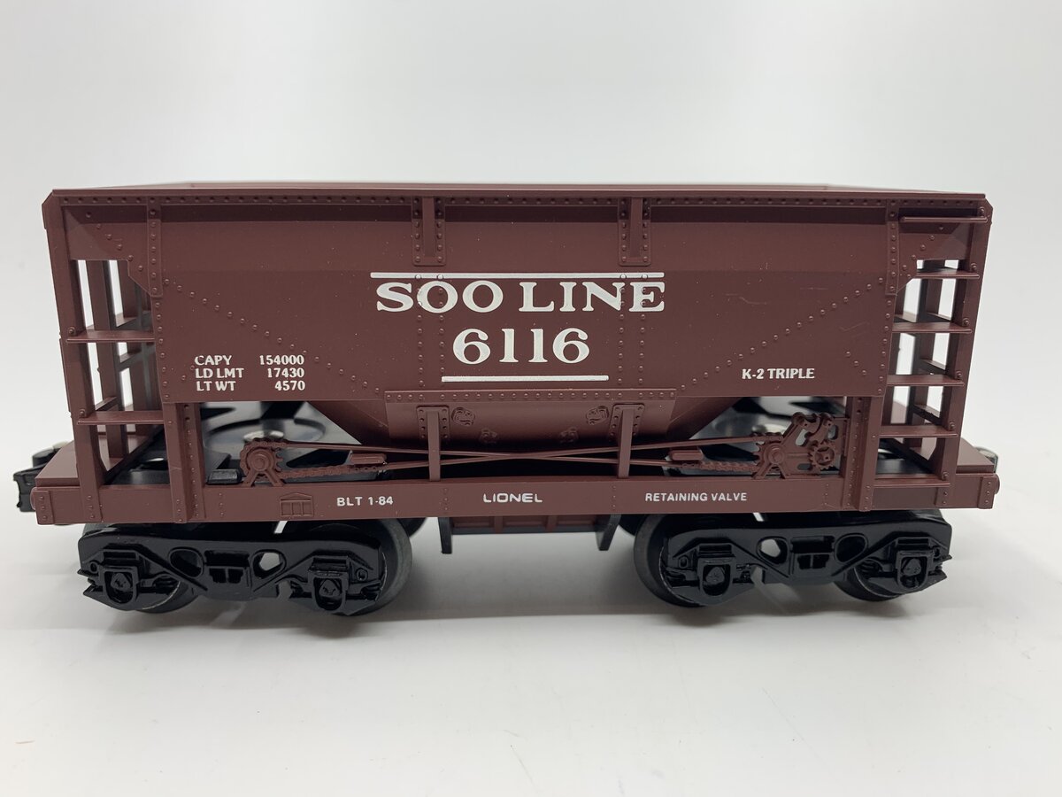 Lionel 6-6116 O Gauge SOO Line Ore Car #6116