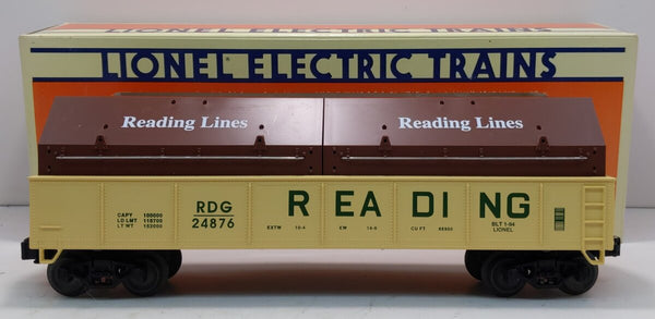 Lionel 6-17405 O Gauge Reading Gondola with Coil Covers #24876
