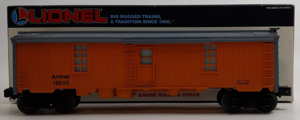 Lionel 6-19655 AMTRAK TOOL CAR with lighted interior