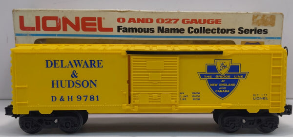 Lionel 6-9781 O Gauge Delaware & Hudson Boxcar