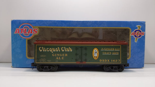 Atlas #8195 Clicquot Club 36' Woodside Reefer Car (3-Rail)