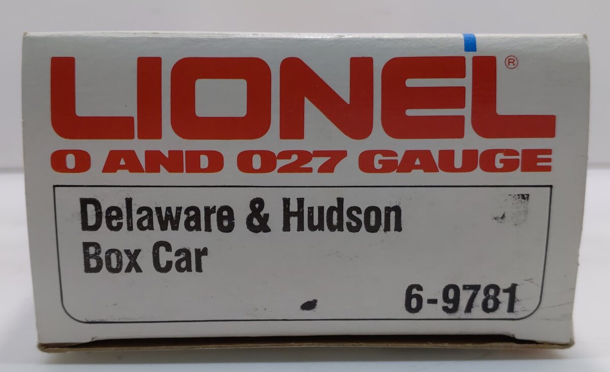 Lionel 6-9781 O Gauge Delaware & Hudson Boxcar