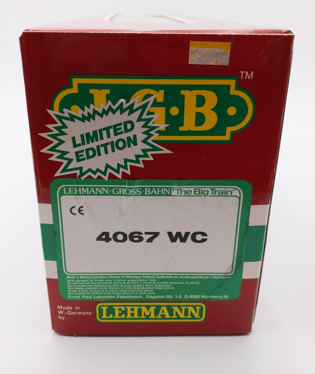 LGB 4067-WC G Uintah Railway Boxcar #212