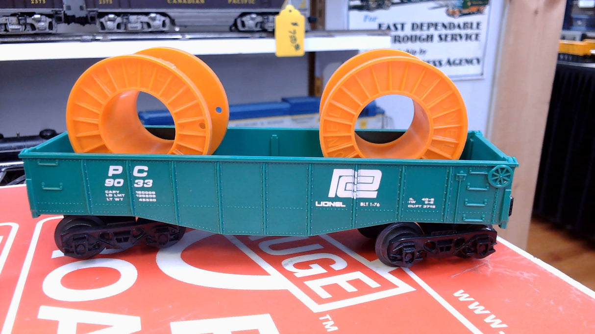 Lionel 6-9033: Rare Factory Error PC Gondola w/ Load