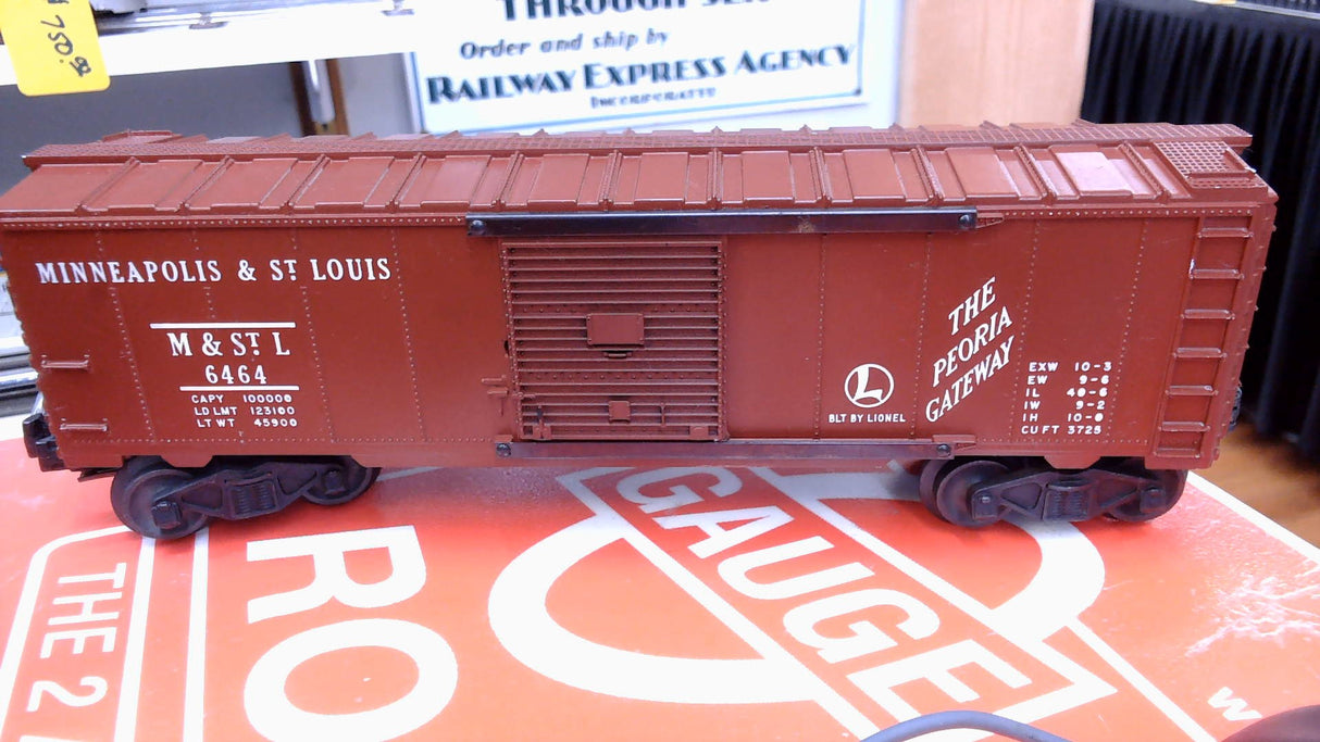 Lionel Minneapolis & St. Louis 6464 Box Car