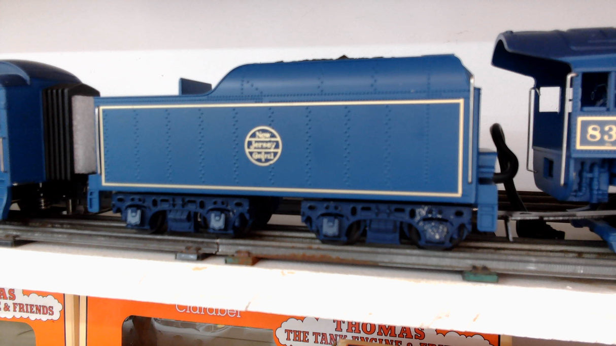 MTH RailKing: PS2.0 Blue Comet Steam Engine BCR Installed 5 Car Set
