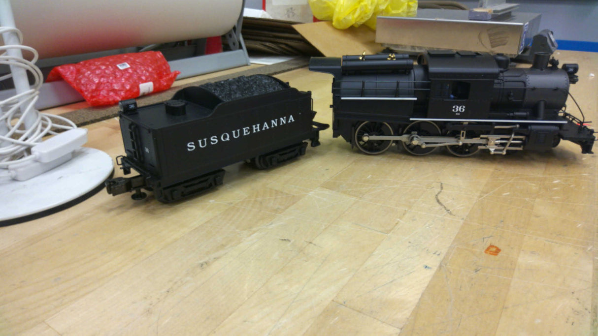 Susquehanna Conventional 4-6-0 Camelback #36