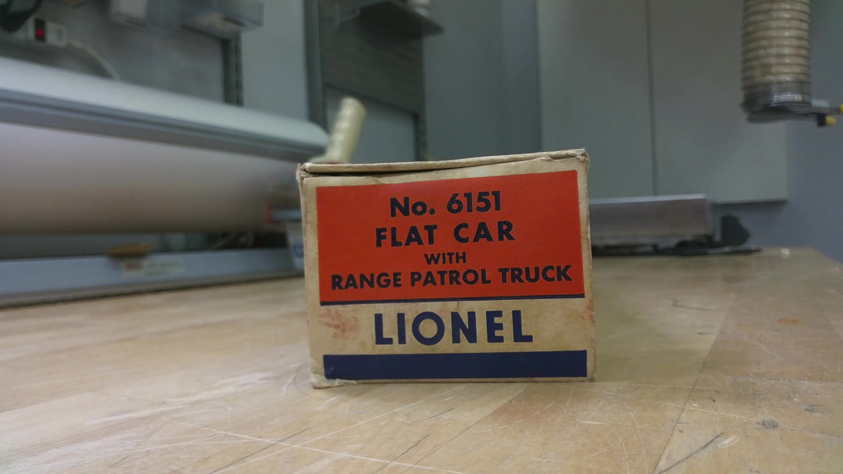 Lionel Post War No. 6151 w/ Range Patrol Truck