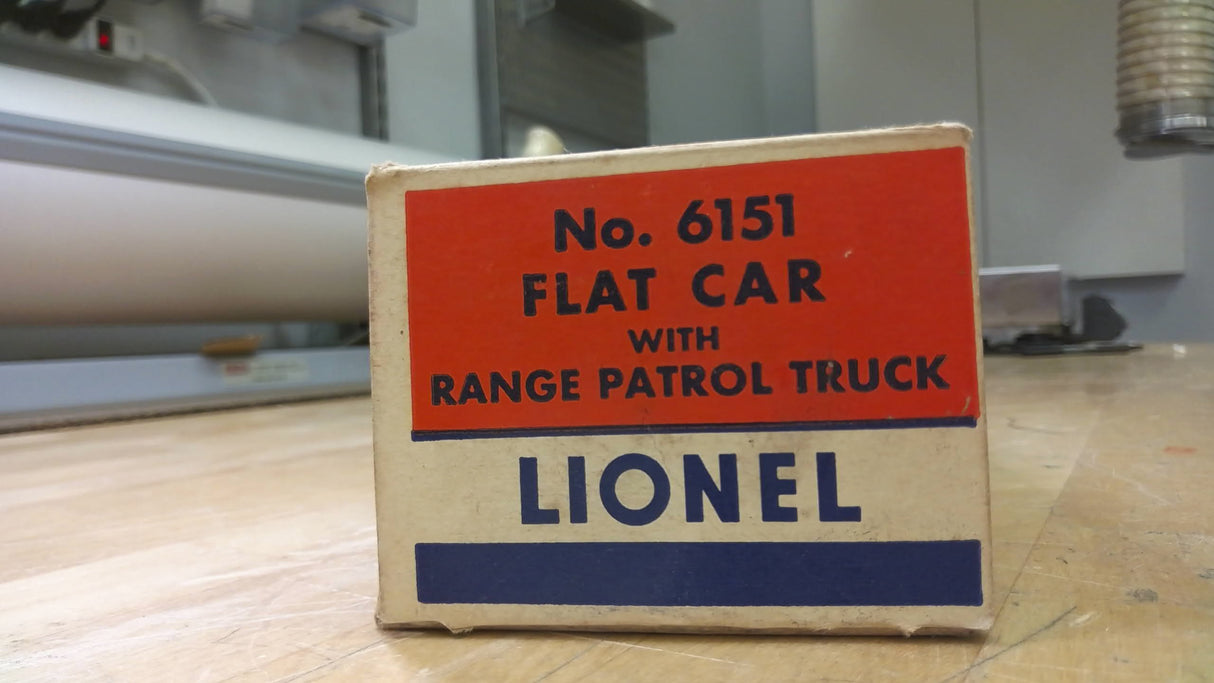 Lionel Post War No. 6151 w/ Range Patrol Truck