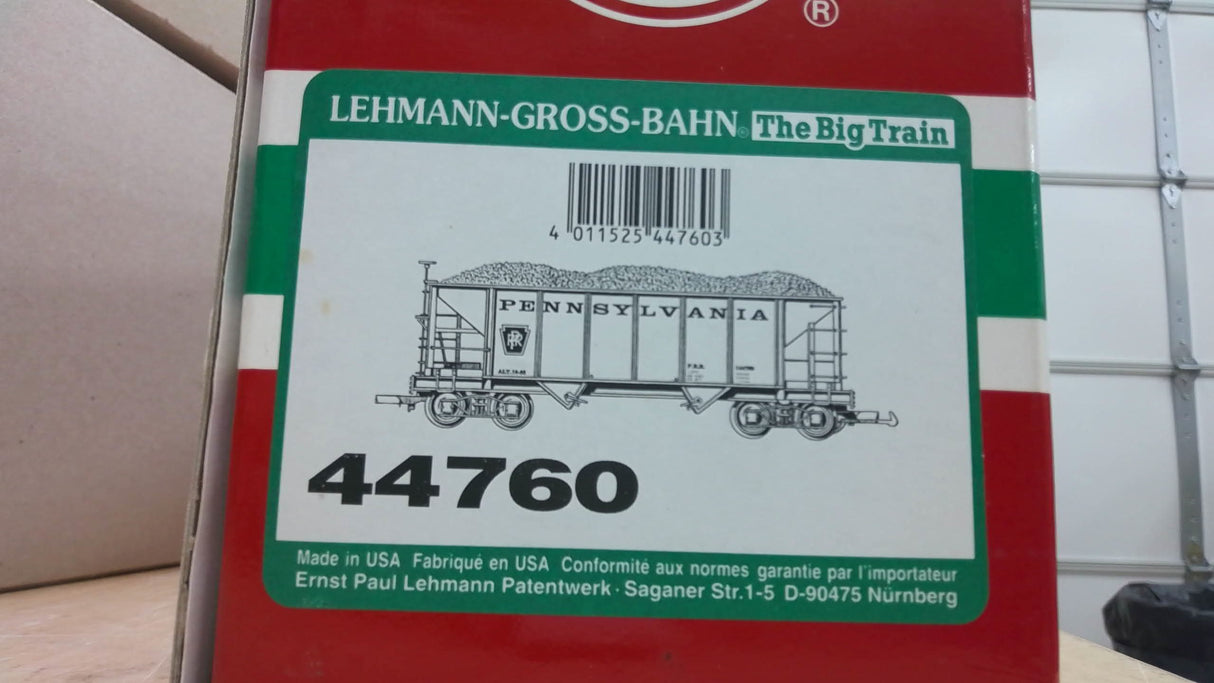 LGB 44760 PENNSYLVANIA Hopper Car NEW IN BOX