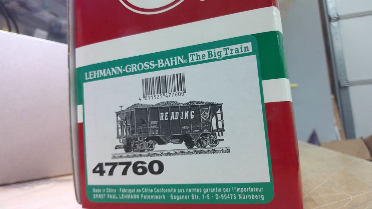 LGB 47760 Pennsylvania Coal Hopper Car G Scale EX With Box