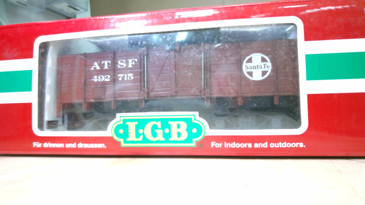 LGB 45210 Santa Fe High-Side Gondola, Sample Car