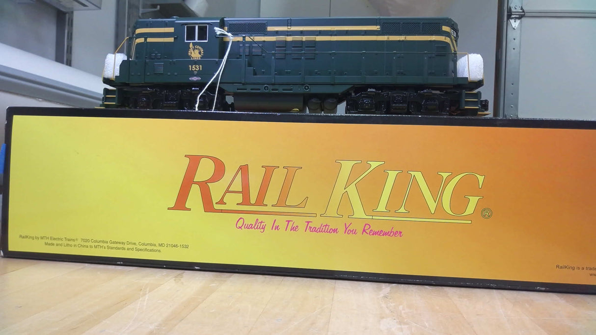 RailKing Jersey Central GP-9 Diesel Engine w/Proto-Sound 2.0 30-2699-1