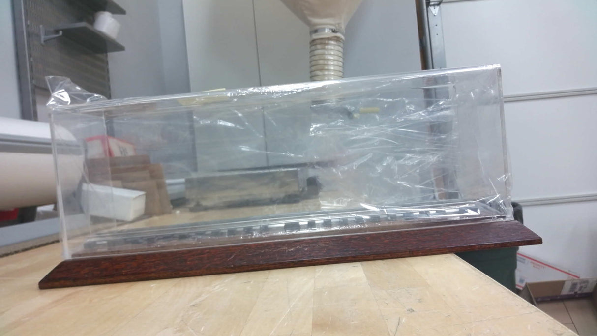 Large Train Display Case 33x4x5.5