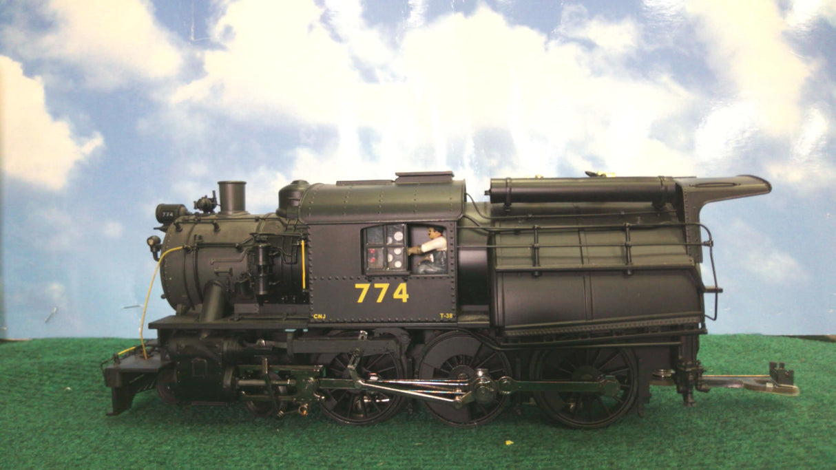MTH 20-3356-1 Jersey Central O Scale Premier 4-6-0 Camelback Steam Engine w/Proto-Sound 2.0 (Hi-Rail Wheels)