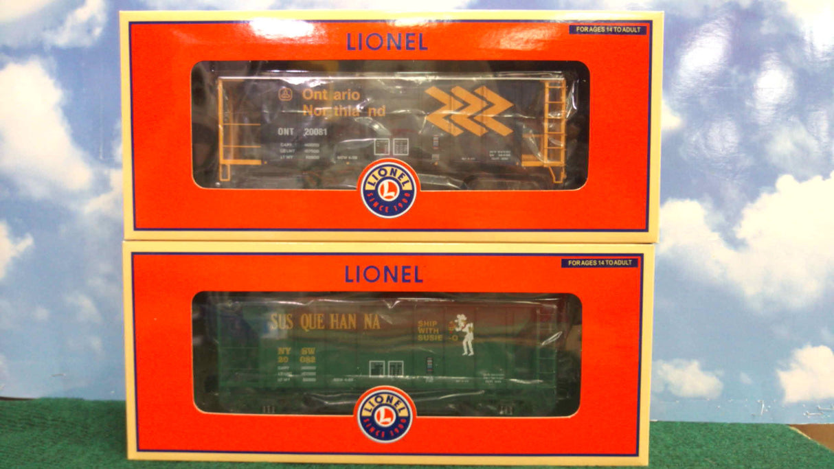 Lionel 6-52491 LCCA PS-2 hopper Susquehanna & Ontario Northland 2-car pack
