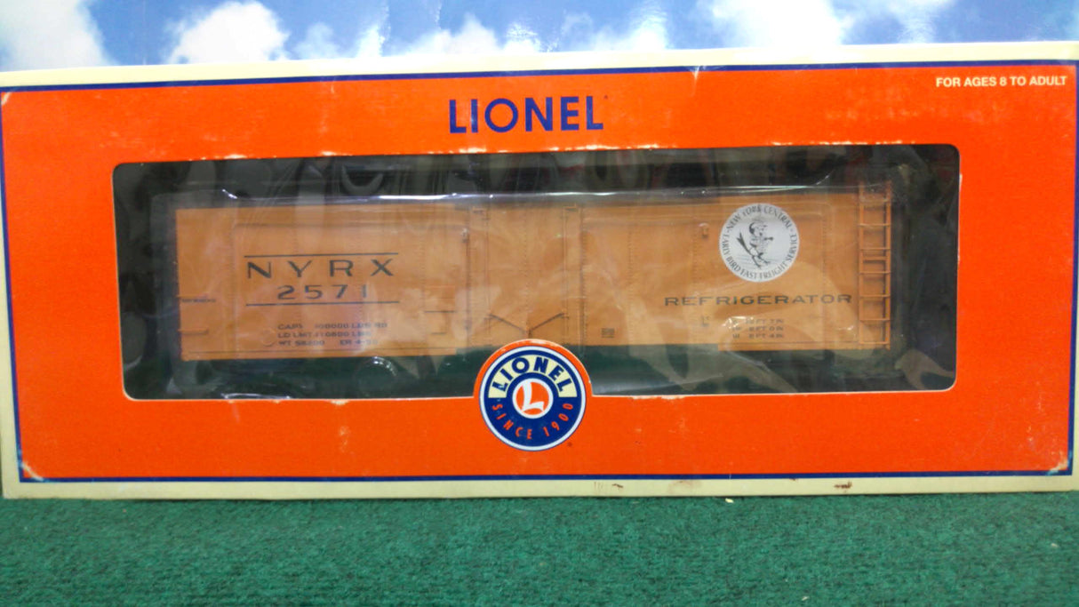 Lionel 6-27357 New York Central steel-sided refrigerator car #2572