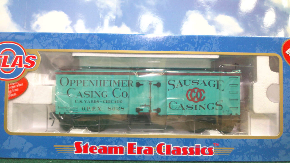 Atlas #8015 Oppenheimer 36' Wood Reefer Car (3-Rail)