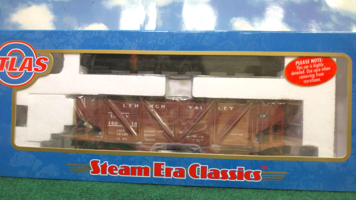 Atlas #6434-7 Lehigh Valley 50 Ton Emergency Hopper Car #14014 (3-Rail)