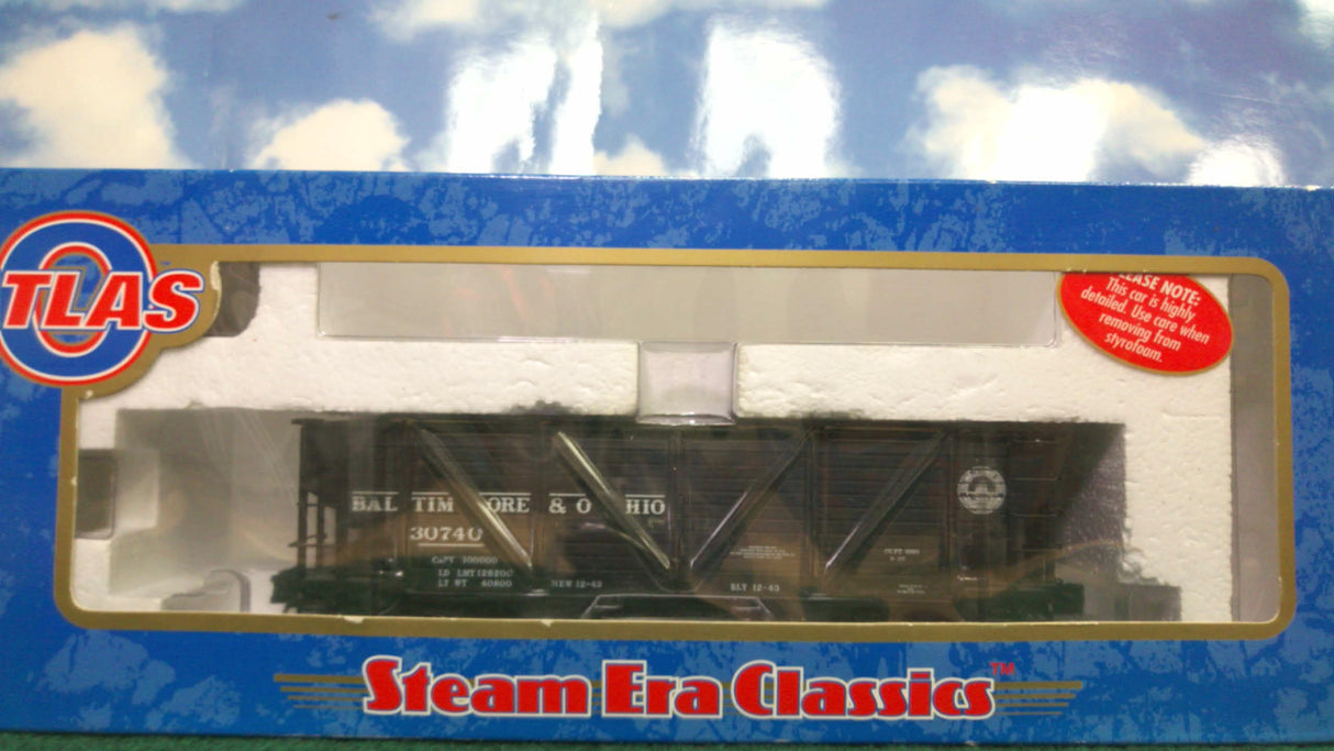 Atlas #6421 Baltimore and Ohio 50 Ton War Emergency Hopper Car (3-Rail)