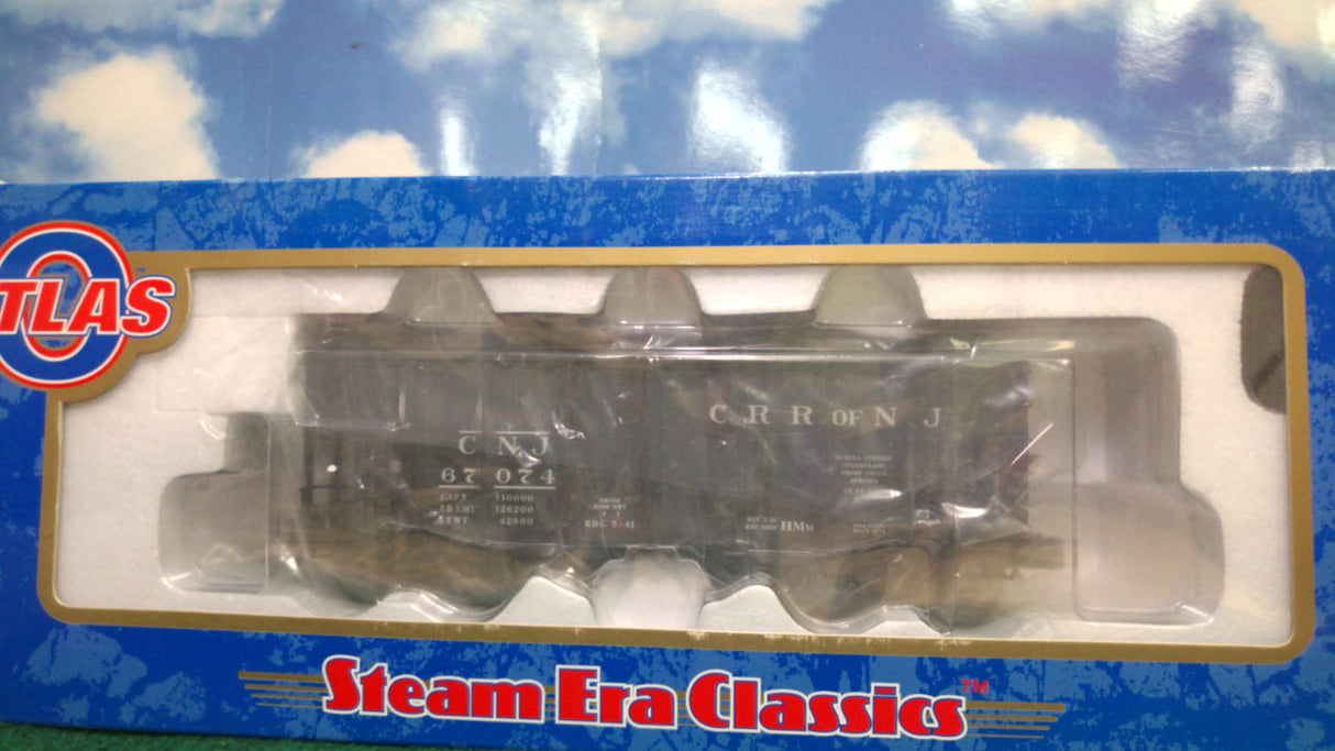 Atlas #6762-1 CRR of NJ 55 Ton Fishbelly Hopper Car #67074 (3-Rail)