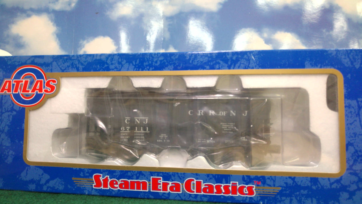 Atlas #6762-2 CRR of NJ 55 Ton Fishbelly Hopper Car #67111 (3-Rail)